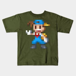 Pete low-res pixelart Kids T-Shirt